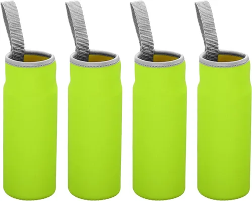 Vista 11 de PATIKIL Fundas para botellas de agua, bolsa de transporte con aislamiento de neopreno con correa para el dedo