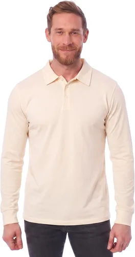 Vista 9 de 100% Merino Wool Polo Shirt Men - Short & Long Sleeve Shirt Base Later Negro