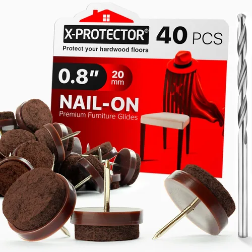 Vista 12 de X-Protector Almohadillas para Muebles con Martillo de Clavos - Martillo Magnético Pequeño con Garra para Instalar Protectores de Piso para Patas