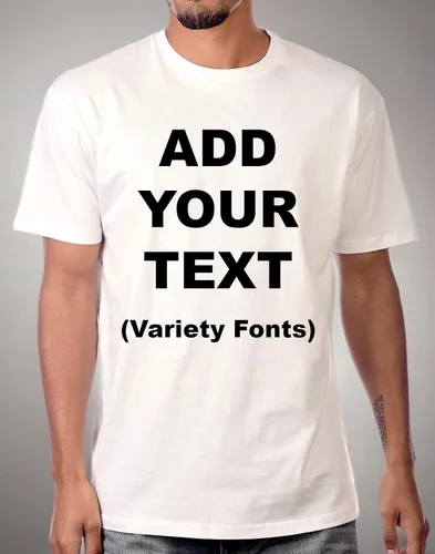 Vista 29 de Circular - Camisetas personalizadas en la parte delantera y trasera para añadir tu texto, ultra suaves, para hombres y mujeres, camiseta de algodón