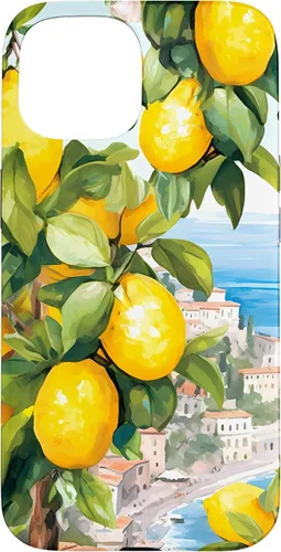 Vista 6 de iPhone 16 Costa de Amalfi con limones de Amalfi del Mar Mediterráneo