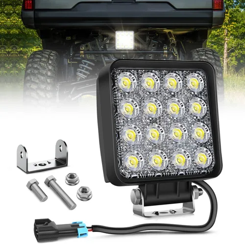 Vista 12 de Nilight Focos LED Redondos de 3 Pulgadas para Motocicleta, 2 Unidades, Focos LED Antiniebla Puntuales de 1550LM con EMC Integrado, Luz Auxiliar