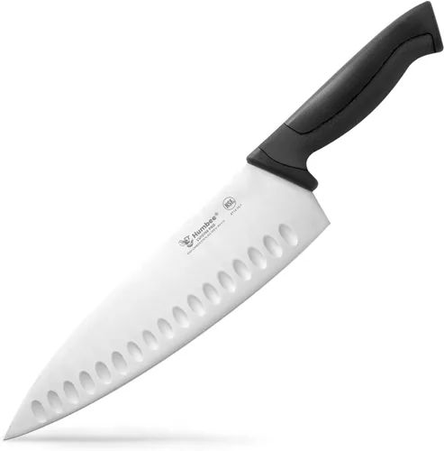 Vista 8 de Cuchillo de chef certificado NSF de 8 pulgadas, cuchillo de cocina de acero inoxidable de alto carbono con mango ergonómico codificado por