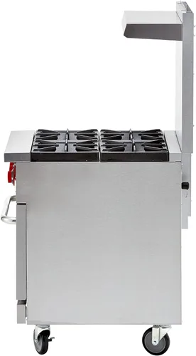 Vista 5 de Iron Range Rango IR-4B, 24" 150,000 BTU, Acero Inoxidable
