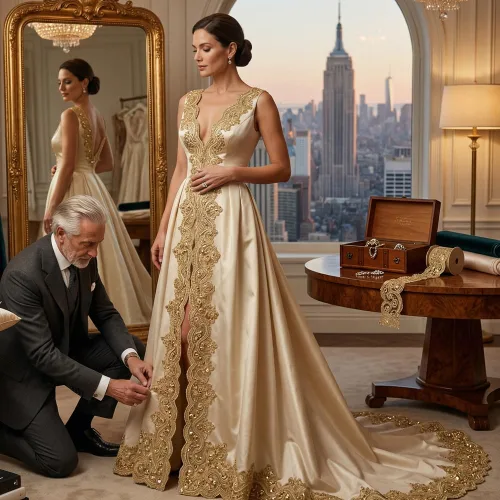 Vista 8 de IDONGCAI Cinta metálica de lentejuelas 3D con ribete de encaje dorado vintage para alteraciones de vestidos de novia, manualidades de cabaña