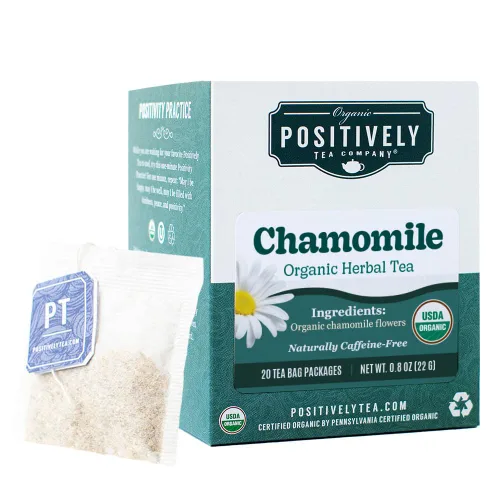 Vista 78 de Bolsas de hojas sueltas para té. Orgánicas por USDA. Positively Tea LLC.