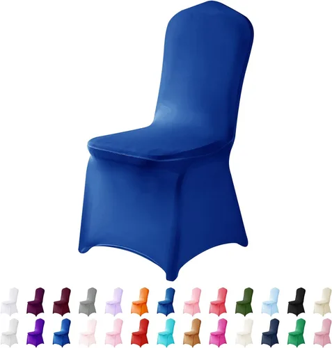 Vista 19 de Funda de elastano para silla, 12 unidades, fundas para silla, fundas para sillas de sala de estar, funda extraíble lavable y elástica para silla