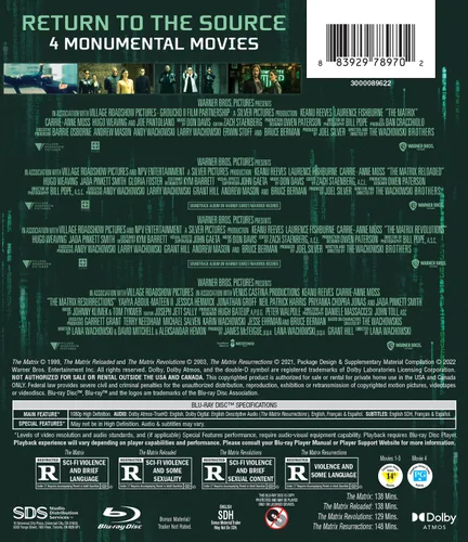 Vista 3 de Matrix, The 4-Film Déjà vu Collection (Blu-ray)