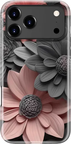 Vista 43 de LUMARKE Funda para iPhone 14/iPhone 13, lindo Y2K floral, carga inalámbrica Mosaico Tortuga Shell