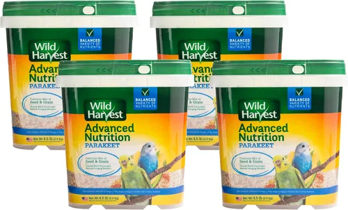 Vista 8 de Wild Harvest Dieta de nutrición avanzada para periquitos 4.5 libras, mezcla de semillas y granos