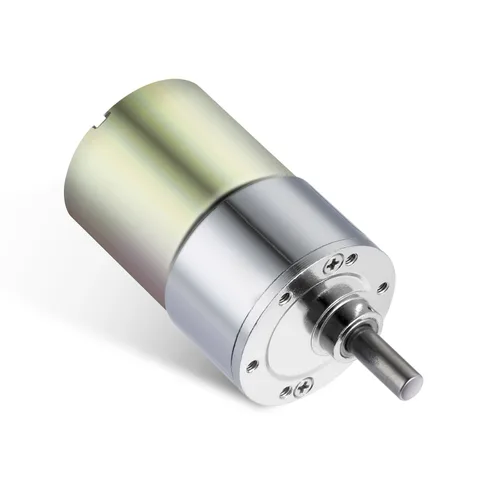 Vista 6 de Motor de engranajes DC de 12V y 10RPM, motor eléctrico de alta torsión con reducción de velocidad micro, eje excéntrico de salida de 37mm