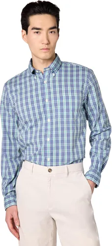 Vista 19 de Brooks Brothers Camisa Deportiva de Manga Larga sin Planchar con Botón para Hombre CORAL ROJO