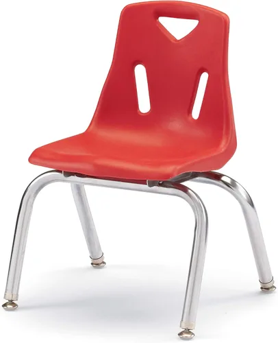 Vista 35 de Berries silla apilable con patas cromadas