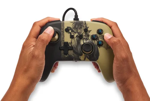 Vista 10 de PowerA Enhanced Wired Controller for Nintendo Switch - Ancient Archer, Gamepad, game controller, wired controller, officially licensed