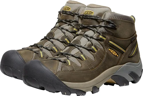 Vista 2 de KEEN Targhee II Botas de senderismo impermeables para hombre, AlcatrazFired Brick