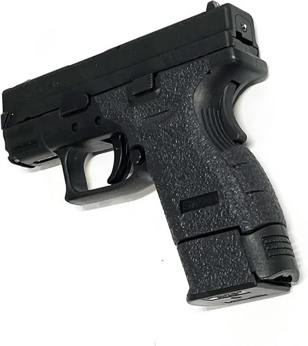 Vista 7 de Handleitgrips Cinta de agarre para pistola compatible con Springfield XD 9/40 Sub Compact - Cinta de agarre de goma texturizada negra, fácil