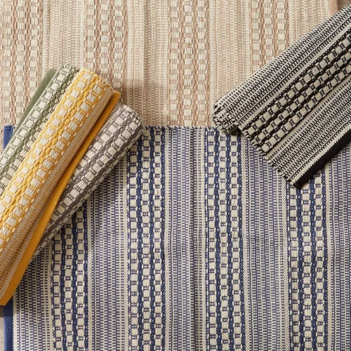 Vista 7 de DII Colección Woven Rugs Tejida a mano, 2x3', rayas Dobby de alcachofa