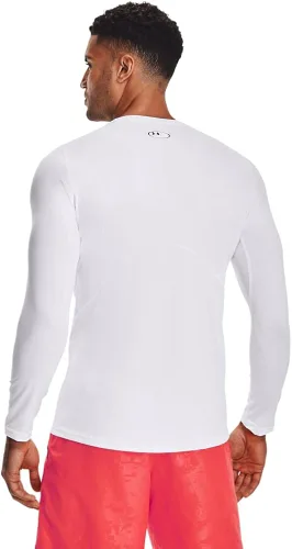 Vista 2 de Under Armour HeatGear - Camiseta ajustada de manga larga para hombre