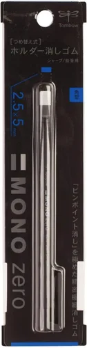 Vista 9 de Tombow Mono Zero Borrador, punta redonda de 2.3 mm