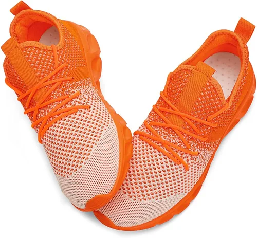 Vista 5 de Women's Walking Shoes Tennis Sneakers Casual Lace Up Lightweight Running Shoes Slip On Gym Out Workout Shoes