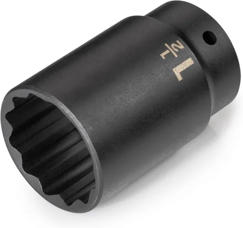 Vista 26 de TEKTON Encastre de 1/2 pulgada x 1 pulgada de profundidad 12 puntos de impacto SID23225