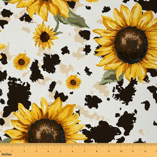 Vista 17 de Tela de camping feliz por The Yard, tela de tapicería de cámper para sillas, tela decorativa de coche de dibujos animados para exteriores, tela