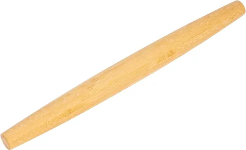 Vista 9 de Rodillo francés clásico de madera de bambú para hornear pizza pastel galleta, 13 pulgadas