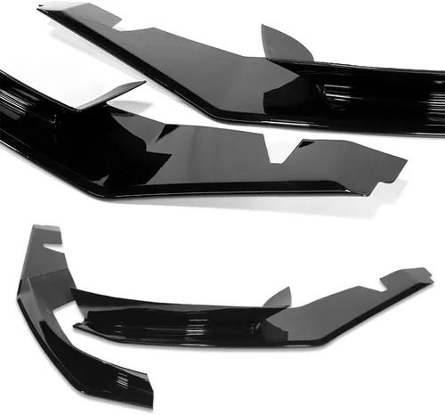 Vista 2 de Kit de 3 labio de parachoques delantero compatible con Mazda RX8 RX-8 2004-2008, alerón de protección divisor estilo MS, difusor de aire y barbilla