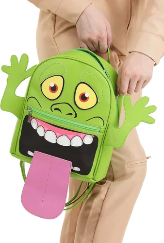 Vista 6 de Fun Costumes Ghostbusters Ecto-1 - Bolso bandolera con correa ajustable para mujer, cartera