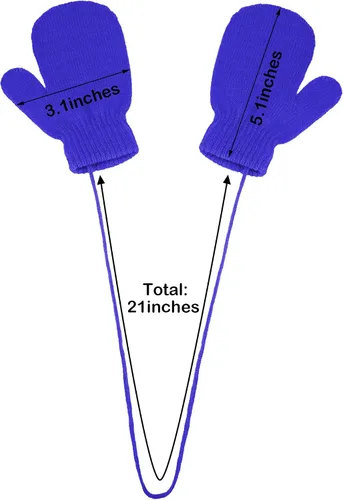 Vista 3 de 3 pares de guantes elásticos para niños