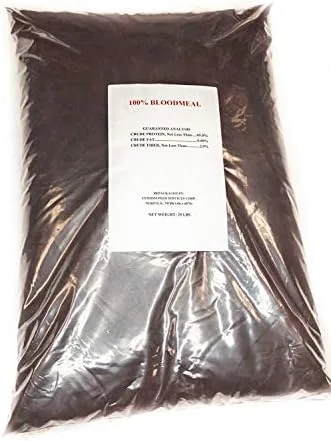 Vista 2 de Harina de sangre bolsa de 25 libras All-Natural Soil Amendment, High Nitrogen Content, Promotes Vigorous Growth, Enhances Soil Health
