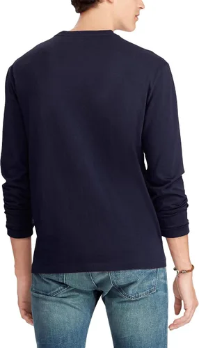 Vista 4 de POLO RALPH LAUREN Camiseta de manga larga con logotipo de ajuste clásico para hombre
