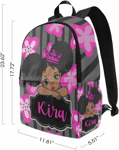 Vista 29 de Texto personalizado Elefante desgaste gafas mochila mochila mochila casual Daypack bolsa para mamá niñas, color86-4, Mochilas Daypack