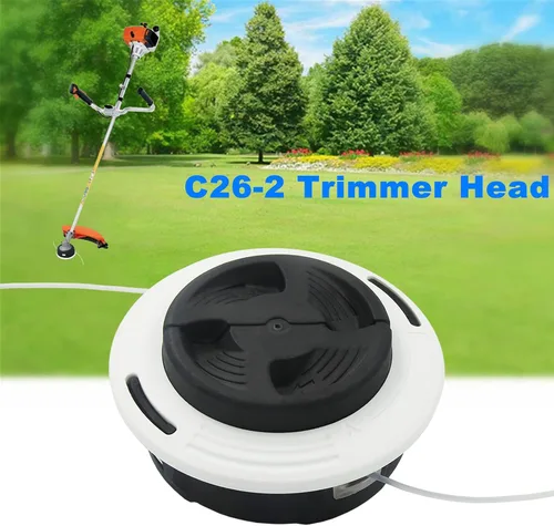 Vista 2 de C26-2 Cabezal recortador de doble línea 4002 710 2169 para Stihl FS55 FS55R FS56 FS56RC FS70 FS70R FS80 FS85 FS90R FS90R FS91 FS94 FS110 FS120 FS130