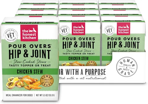 Vista 16 de The Honest Kitchen Alimento funcional de grado humano: Salud del corazón - Caldo de pavo y salmón estofado de comida para perros, 5.5 onzas x 12