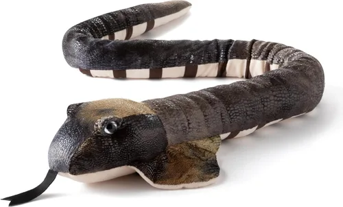 Vista 2 de The Petting Zoo Cobra - Peluche de animales de peluche, regalos para niños, animales salvajes del zoológico Onez, juguete de peluche de serpiente