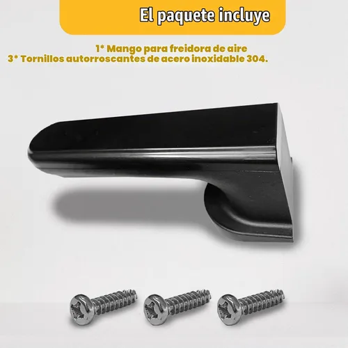 Vista 7 de Piezas de repuesto de mango de freidora de aire para freidora instantánea Vortex Plus 6QT/5.7QT, mango de freidora de aire para freidora de aire