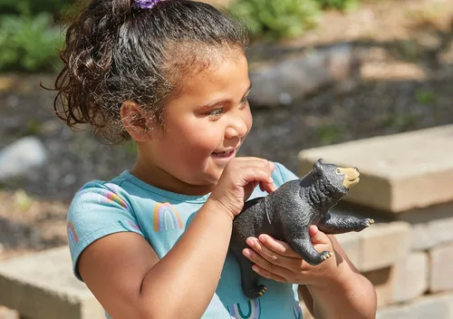 Vista 5 de Animales del bosque grandes de Learning Resources - Habilidades motoras finas para niños, figuras escolares para niños, Montessori para niños