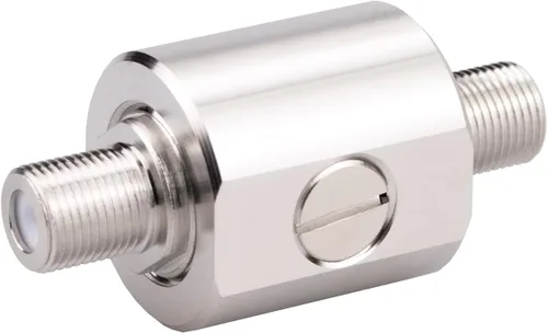 Vista 4 de Tipo F Pararrayos Hembra a Hembra 75 ohmios Celular 2G 3G 4G LTE CATV Satélite con 90V Tubo de Gas Coaxial Lightning Aresster