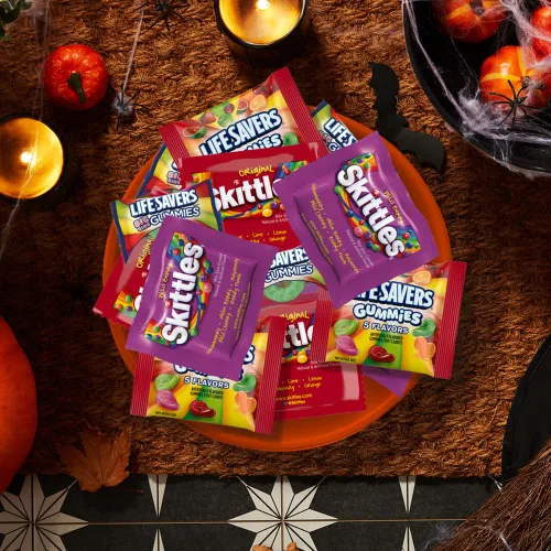 Vista 4 de LIFE SAVERS Gummies & SKITTLES Original & Wild Berry - Bolsa variada, 35 piezas