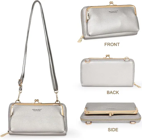 Vista 3 de Montana West Small Crossbody Cell Phone Purse for Women RFID Blocking Cellphone Wallet