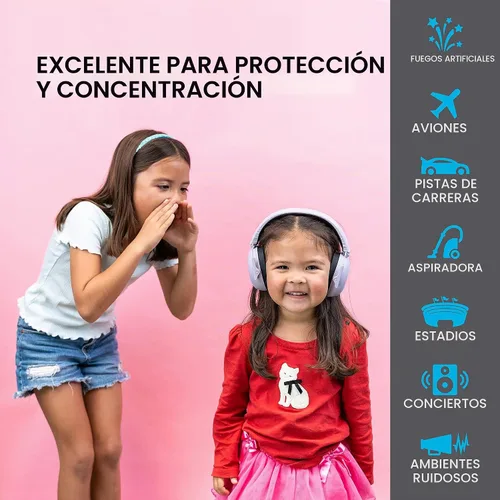 Vista 3 de JLab JBuddies Protect orejeras, diadema para bebés y adolescentes, protección auditiva