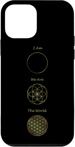 Vista 12 de Funda para iPhone 15 Sacred Geometry You, I, The World