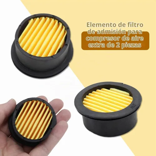 Vista 4 de Paquete de 2 silenciadores silenciadores de filtro de admisión