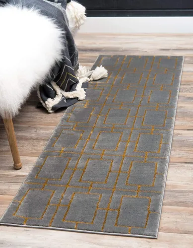 Vista 70 de Marilyn Monroe Glam Collection - Alfombra decorativa (2' x 3' 1" Rectángulo Negro y Oro)