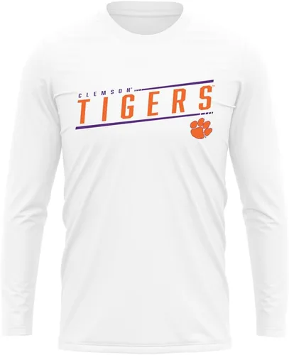 Vista 47 de Camisa deportiva de manga larga oficial de la NCAA Collegiate para hombre, colección de carbón elegante Universidad Estatal de Arizona/W/Sleek/Ls