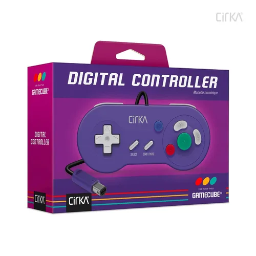 Vista 2 de Digital Controller for GameCube® - CirKa (Purple)