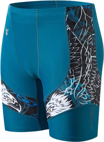 Vista 18 de HUGE SPORTS Shorts Rash Guard de Natación para Hombre Jammer de Natación de Compresión Traje de Baño Activo de Secado Rápido Shorts de Entrenamiento