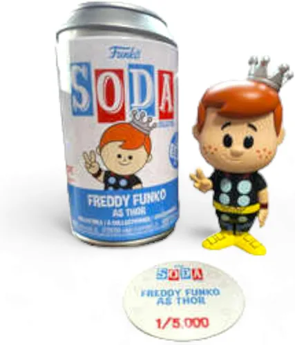 Vista 2 de Funko Soda de vinilo: Camp Fundays 2023 - Freddy as Thor (limitado a 5000 piezas) sellado