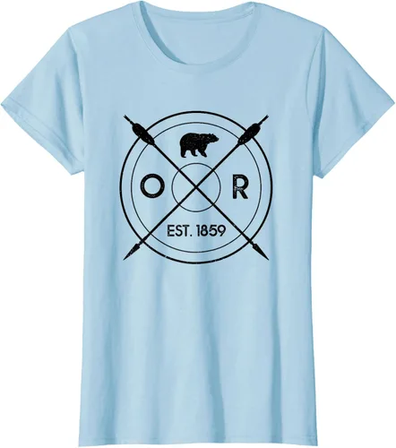 Vista 21 de Oregon Beaver State Bear OR Est. 1859 - Camiseta de regalo, gris, S